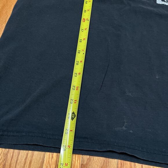 Vintage Quiksilver HI Thrashed Grunge Faded Cut-Off T-Shirt Surf 90s Y2K Medium - Picture 6 of 8